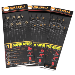 Guru SUPER MWG BAIT BAND READY RIGS 4" & 15" - 12 Opties