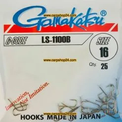 Gamakatsu LS-1100 BRONZE - 5 Opties -Hengels Verkoop Gamakatsu LS 1100B Bronze Brons Haak Weerhaak Nr 16 146516 1600 min