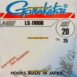 Gamakatsu LS-1100 BRONZE - 5 Opties -Hengels Verkoop Gamakatsu LS 1100B Bronze Brons Haak Weerhaak Nr 20 146516 2000 min