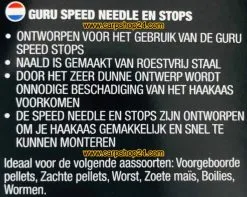 Guru SPEED NEEDLE AND SPEED STOPS -Hengels Verkoop GuruSpeedNeedleAndSpeedStops GSSN min