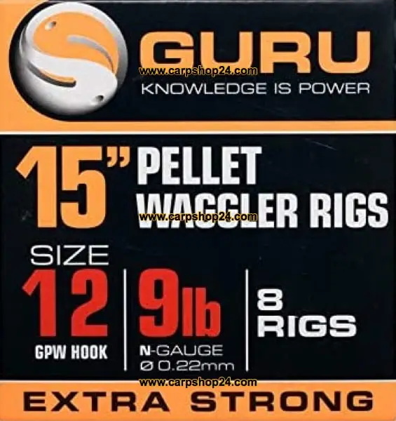 Guru 15" PELLET WAGGLER RIGS BAIT BANDED GPW HOOK - - Afbeelding 2