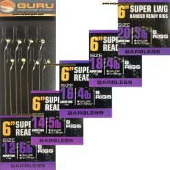 Guru 6" SUPER LWG BANDED READY RIGS - 5 Opties