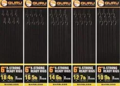 Guru 6" X-STRONG READY RIGS XS SPADE HOOK - 5 Opties