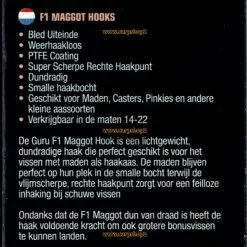 Guru F1 MAGGOT BARBLESS SPADE END -Hengels Verkoop Guru F1 Maggot Barbless Spade End Haak min