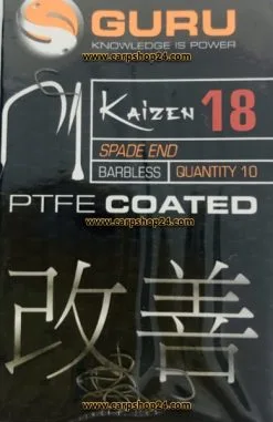 Guru KAIZEN SPADE END BARBLESS -Hengels Verkoop Guru Kaizen Spade End Barbless Weerhaakloos Haak 18 GK18 min