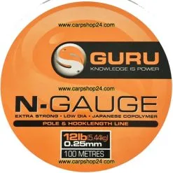 Guru N-GAUGE - 7 Opties -Hengels Verkoop Guru N Gauge Nylon 025mm GNG25 min