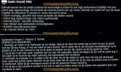 Guru PULSE PRO REEL LINE - 4 Opties -Hengels Verkoop Guru Pulse Pro Line min