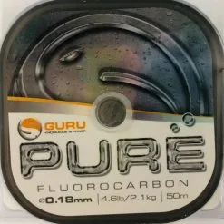 Guru PURE FLUOROCARBON 50m - 10 Opties -Hengels Verkoop Guru Pure Fluorocarbon 018mm GFC18 min