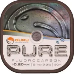 Guru PURE FLUOROCARBON 50m - 10 Opties -Hengels Verkoop Guru Pure Fluorocarbon 020mm GFC20 min