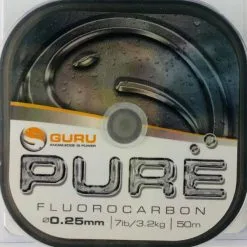 Guru PURE FLUOROCARBON 50m - 10 Opties -Hengels Verkoop Guru Pure Fluorocarbon 025mm GFC25 min