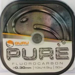 Guru PURE FLUOROCARBON 50m - 10 Opties -Hengels Verkoop Guru Pure Fluorocarbon 030mm GFC30 min