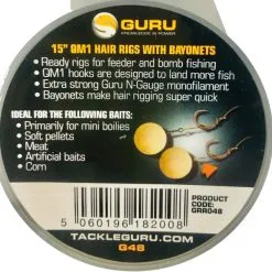 Guru 15" QM1 BAIT BAND RIGS - 4 Opties -Hengels Verkoop Guru QM1 15 38cm Bait Band Rigs Onderlijnen min