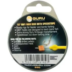 Guru 15" QM1 SPEEDSTOP RIGS - 4 Opties -Hengels Verkoop Guru QM1 Speedstop Rigs Onderlijnen min