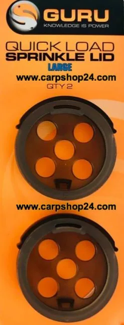 Guru QUICK LOAD SPRINKLE LIDS - 2 Opties -Hengels Verkoop Guru Sprinkle Lid Large GSLL min