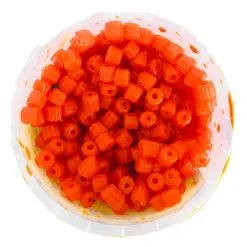 Carpshop24 MACARONI / SWEET PASTE RINGS COLORED 8mm & 4mm - 8 Opties -Hengels Verkoop Macaroni mini rings klein 50g oranje orange