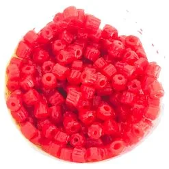 Carpshop24 MACARONI / SWEET PASTE RINGS COLORED 8mm & 4mm - 8 Opties -Hengels Verkoop Macaroni mini rings klein 50g rood red