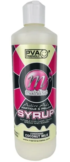 Mainline ACTIVE ADE PARTICLE & PELLET SYRUP 500ml -Hengels Verkoop Mainline Active Ade Particle Pellet Syrup Siroop Coconut Milk M09001 min