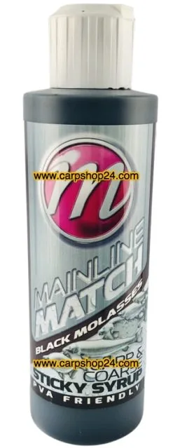 Mainline MATCH CARP & COARSE STICKY SYRUP 250ml -Hengels Verkoop Mainline Match Carp Coarse Black Molasses 250ml MM2712 min