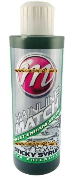 Mainline MATCH CARP & COARSE STICKY SYRUP 250ml -Hengels Verkoop Mainline Match Carp Coarse Pellet Enhancer Oil 250ml MM2711 min