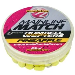 Mainline MATCH DUMBELL WAFTERS 6mm, 8mm, 10mm - 12 Opties -Hengels Verkoop Mainline Match Dumbell Wafters Yellow Pineapple MM3108 min