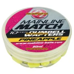 Mainline MATCH DUMBELL WAFTERS 6mm, 8mm, 10mm - 12 Opties -Hengels Verkoop Mainline Match Dumbell Wafters Yellow Pineapple MM3116 min