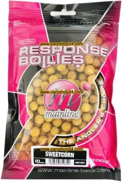 Mainline RESPONSE BOILIES 10mm - 200g -Hengels Verkoop Mainline Response Boilies 10mm Sweetcorn MO1003 min