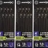 Matrix MXC-4 X-STRONG BAIT BAND RIGS EYED BARBLESS 4" - 10cm - 3 Opties