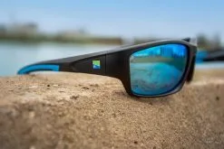Preston FLOATER PRO POLARISED SUNGLASSES -Hengels Verkoop P0200250 preston Floater Pro Polarised Sunglasses Blue Lens zonnebrillen 5 min