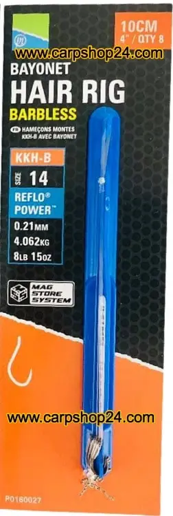 Preston KKH-B BAYONET HAIR RIG BARBLESS 10CM - 4 Opties 4 Preston KKH-B BAYONET HAIR RIG BARBLESS 10CM - 4 Opties - Afbeelding 4