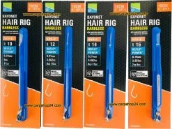 Preston KKH-B BAYONET HAIR RIG BARBLESS 10CM - 4 Opties