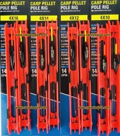 Preston CARP PELLET POLE RIGS