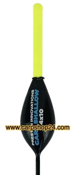Preston CARP SHALLOW (10 Stuks Of €2,20/stuk) -Hengels Verkoop Preston Carp Shallow Dobbers 4x10 Geel P0090073 min