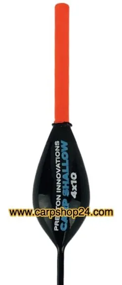 Preston CARP SHALLOW (10 Stuks Of €2,20/stuk) -Hengels Verkoop Preston Carp Shallow Dobbers 4x10 Rood P0090073 min