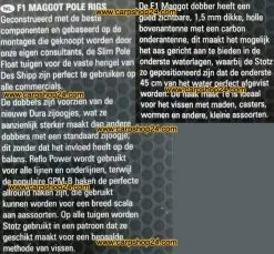 Preston F1 MAGGOT POLE RIGS -Hengels Verkoop Preston F1 Maggot Pole Rigs Tuigen 1 min