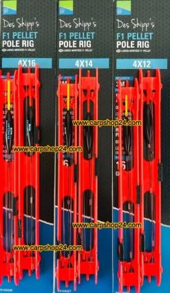 Preston F1 PELLET POLE RIGS