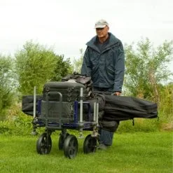 Preston FOUR WHEELED SHUTTLE -Hengels Verkoop Preston Four Wheeled Shuttle Transportkar 4 Wielen SPST16 2 min