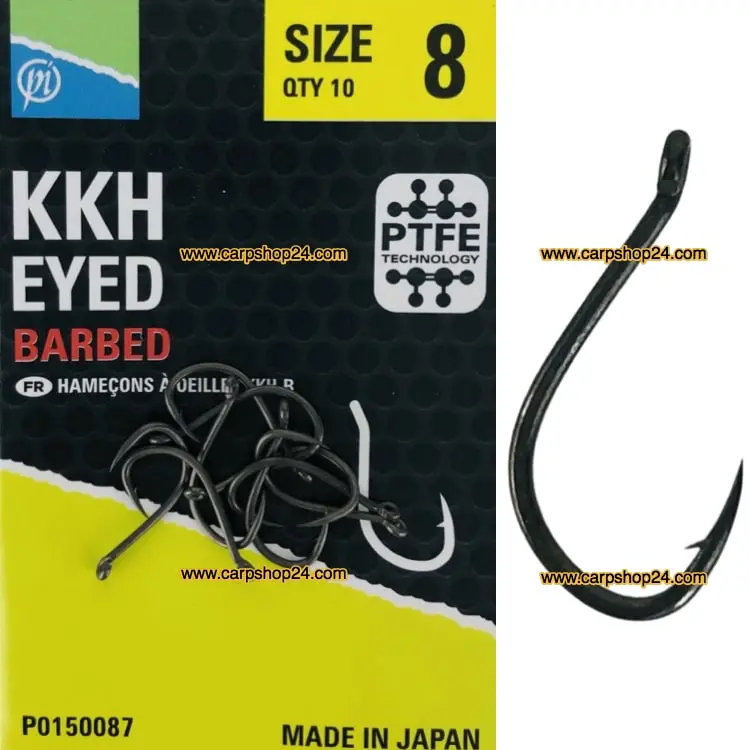 Preston KKH EYED BARBED - 5 Opties 1 Preston KKH EYED BARBED - 5 Opties