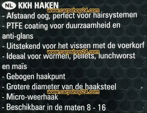 Preston KKH EYED BARBED - 5 Opties 3 Preston KKH EYED BARBED - 5 Opties - Afbeelding 3