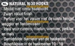 Preston NATURAL N-30 BARBED - 5 Opties 12 Preston NATURAL N-30 BARBED - 5 Opties -Hengels Verkoop Preston Natural N 30 Barbed Haaken Weerhaak Bled 2 min