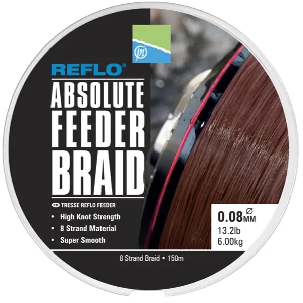 Preston REFLO ABSOLUTE FEEDER BRAID 150m 2 Preston REFLO ABSOLUTE FEEDER BRAID 150m - Afbeelding 2