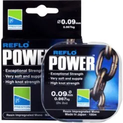 Preston REFLO POWER 29 Preston REFLO POWER -Hengels Verkoop Preston Reflo Power Nylon Draad min