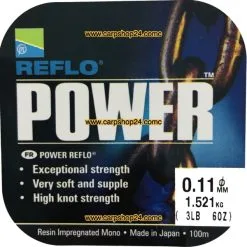 Preston REFLO POWER 21 Preston REFLO POWER -Hengels Verkoop Preston Reflo Power Nylon Draad 011mm P0270008 min