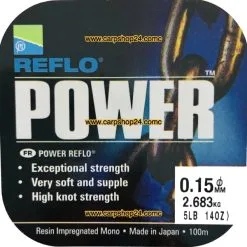 Preston REFLO POWER 23 Preston REFLO POWER -Hengels Verkoop Preston Reflo Power Nylon Draad 015mm P0270010 min