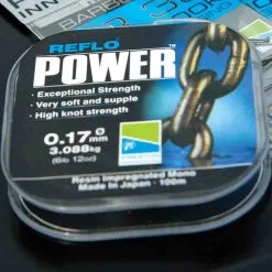Preston REFLO POWER 17 Preston REFLO POWER -Hengels Verkoop Preston Reflo Power Nylon Draad 1 min