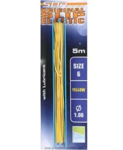 Preston SLIP ELASTIC 5m - 7 Opties -Hengels Verkoop Preston Slip Elastic Volle Elastiek 5m 6 106mm Yellow Geel min