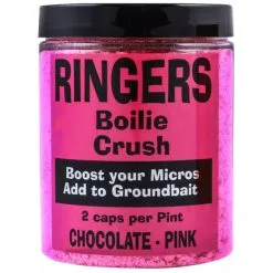 Ringers BOILIE CRUSH 300ml -Hengels Verkoop Ringers Boilie Crush Chocolate Pink R82 min