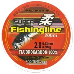 SUPER FISHING LINE FLUOROCARBON 200m -Hengels Verkoop Super fishing line fluorocarbon 023mm 20 min min