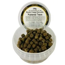 Captura Baits READY CARPE EXTRUDEE 100g (PURPLE PELLETS) -Hengels Verkoop captura baits ready carpe extrudee natural 7mm min
