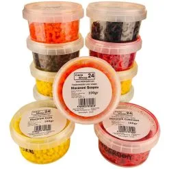 Carpshop24 MACARONI / SWEET PASTE ELBOWS 100g - COLORED & FLAVOURED