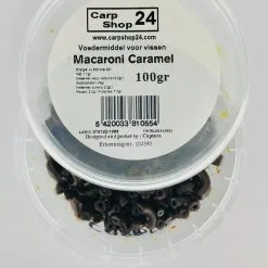 Carpshop24 MACARONI / SWEET PASTE ELBOWS 100g - COLORED & FLAVOURED -Hengels Verkoop carpshop24 macaroni sweet paste caramel bruin elbows min